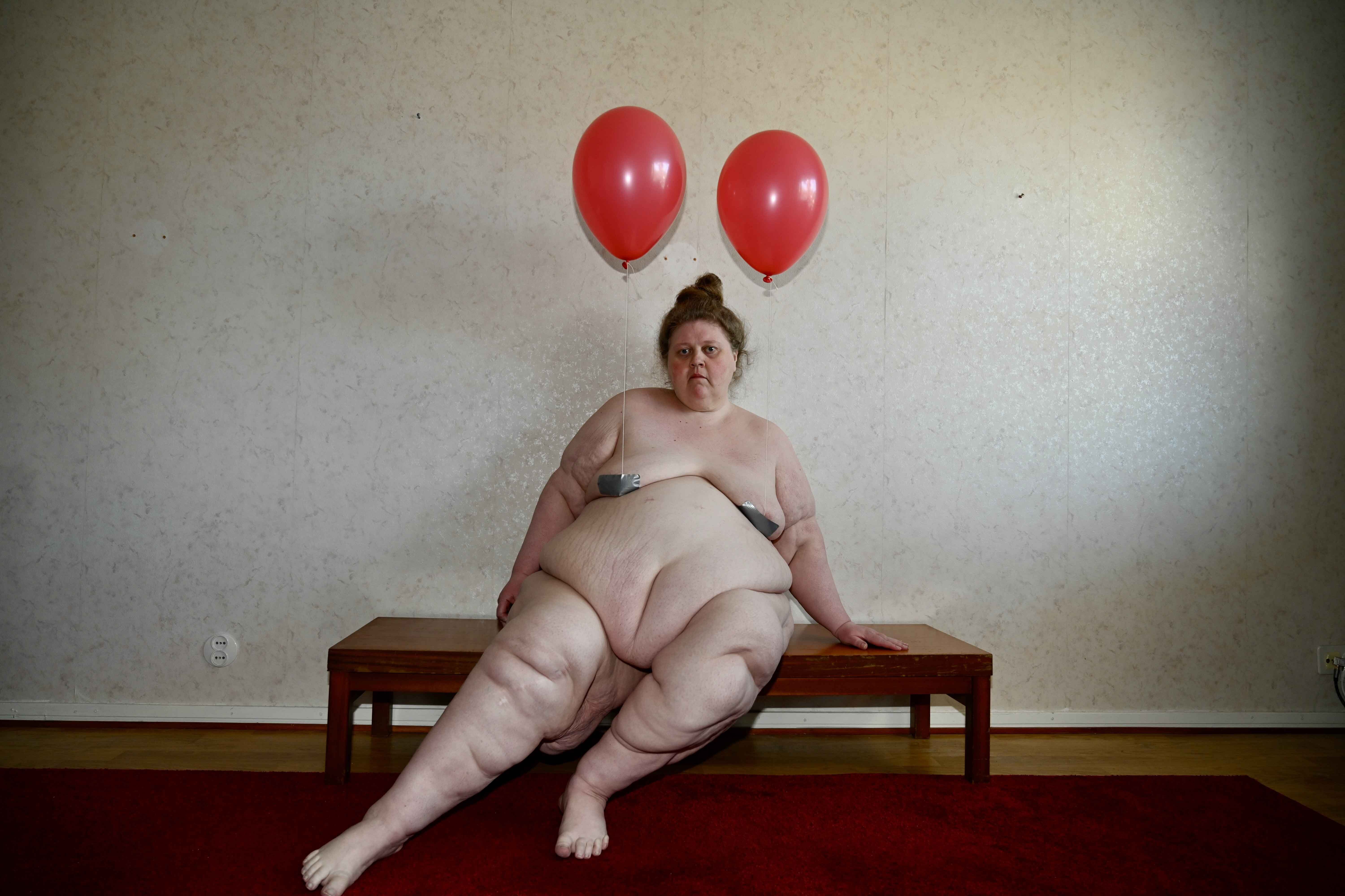 Iiu Susiraja, <i>Lift Up, Breasts</i>, 2025. Fine art archival pigment print, 32 x 48 in (81.3 x 121.9 cm)